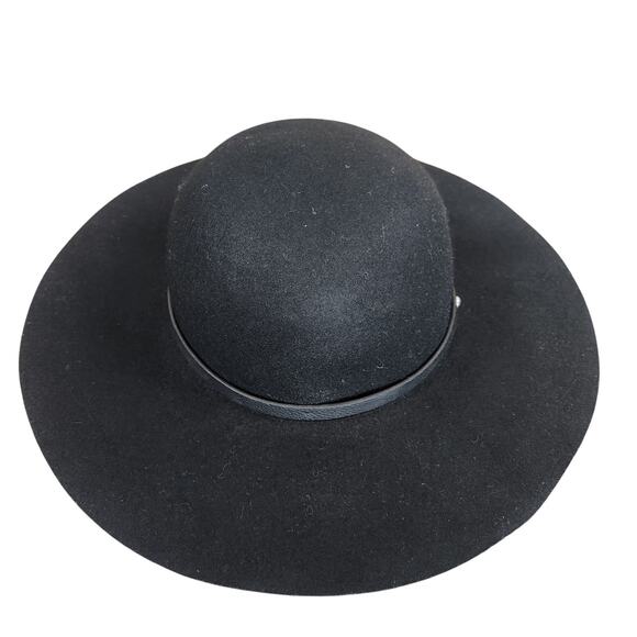 Target 100% Wool Floppy Hat Women’s One SZ Black Boho Excellent Condition - Picture 2 of 11